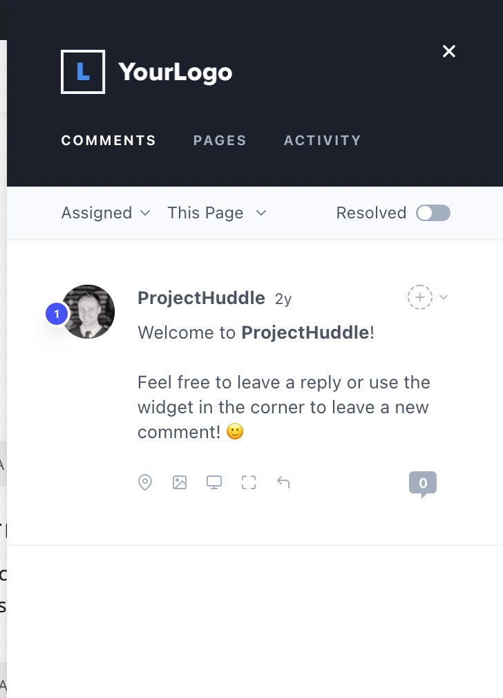 Viewing and Commenting on a Live Website File Wl12pzoH6W