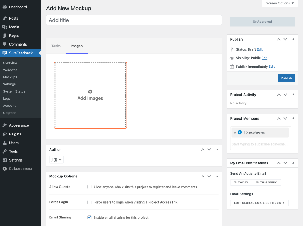 PDF Mockups Setup Add Images