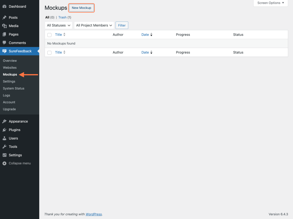PDF Mockups Setup New Mockup