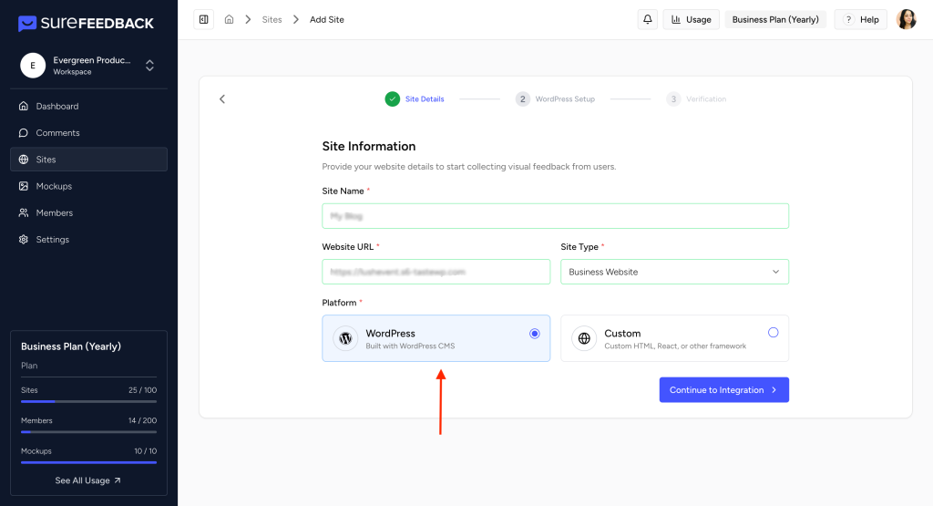 Getting Started With SureFeedback SaaS screenshot 2025 12 18 at 9.54.03 am edited